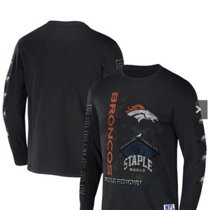 NFL staple 3XL Denver Broncos black long sleeve t-shirt
